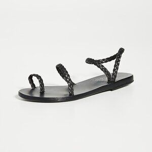 NWT Ancient Greek Eleftheria Sandals, black, size 39